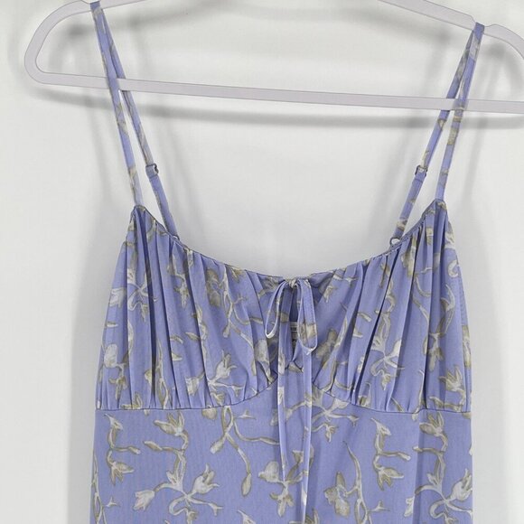 Anthropologie Sleeveless Slip Midi Dress Size Large Baby Doll Fairy Whimsical - Picture 6 of 16